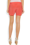 Stretch-silk crepe de chine shorts